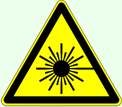  Laser Warning Sign 